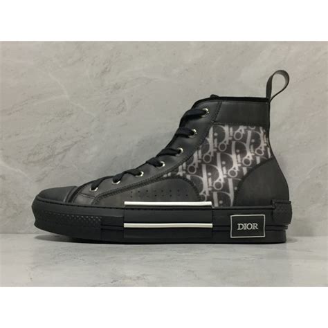 dior oblique black sneakers|Dior b23 high top sneakers.